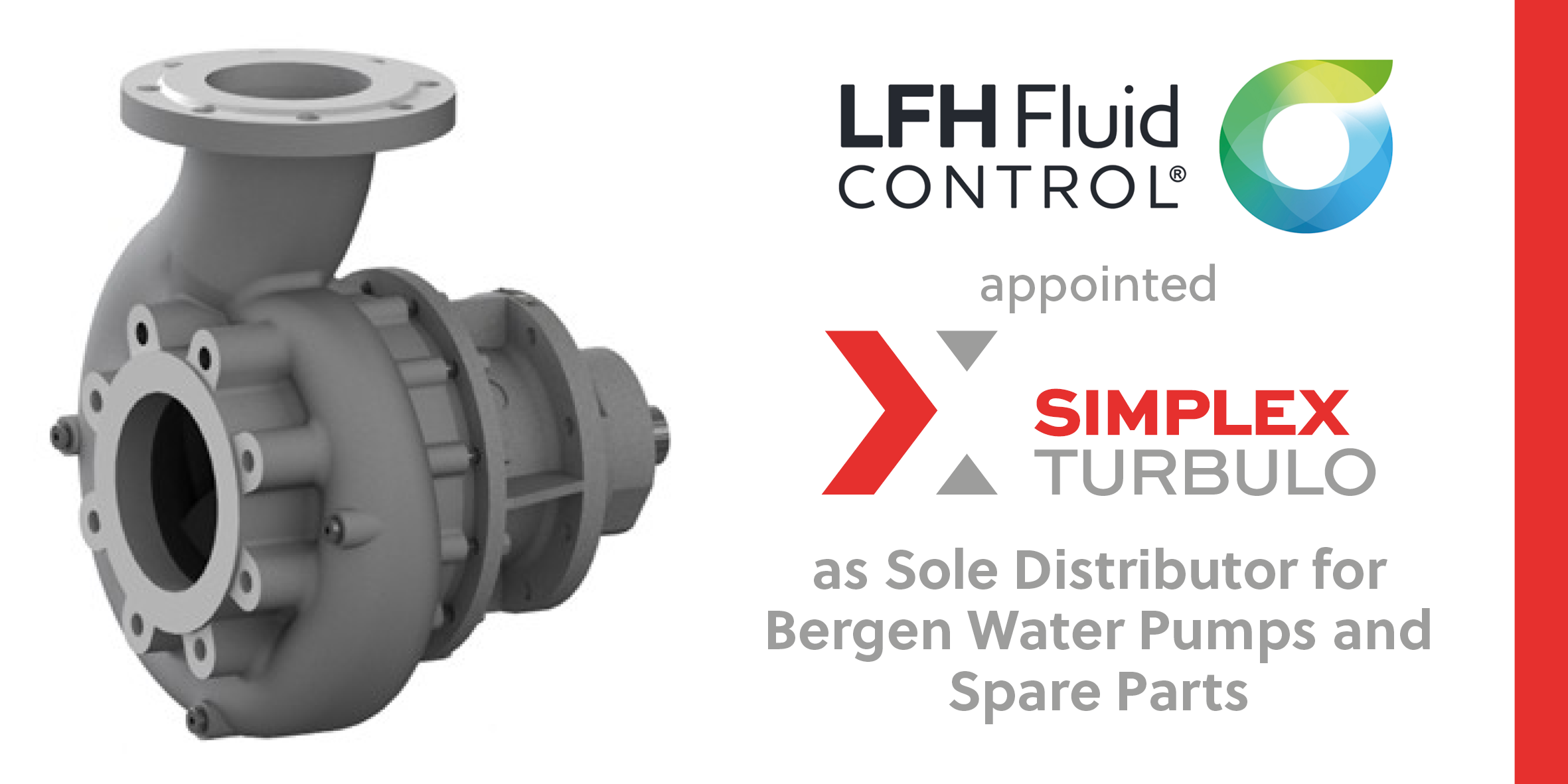 LFH Fluid Control and Simplex Turbulo sign a Global Distribution Partnership