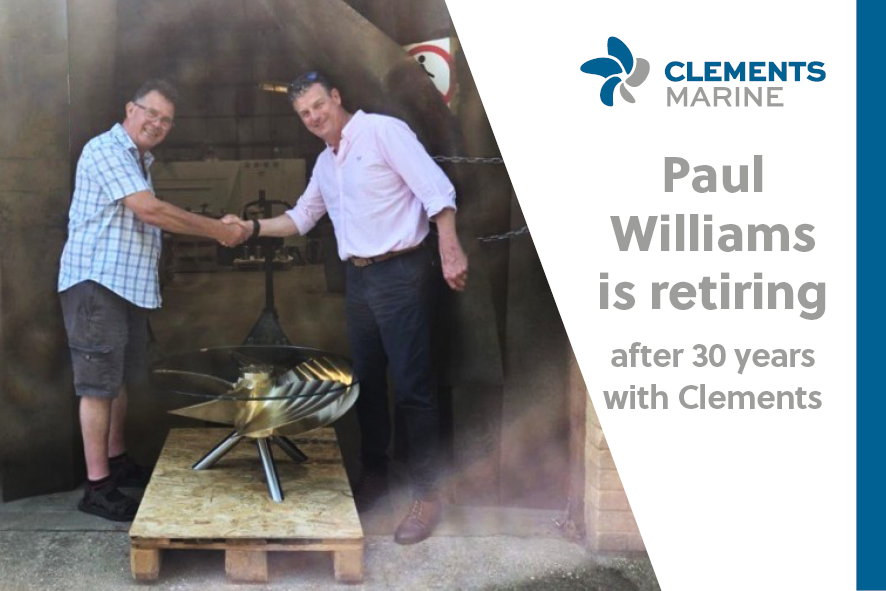 Clements Marine marks the retirements of former MD Paul Williams