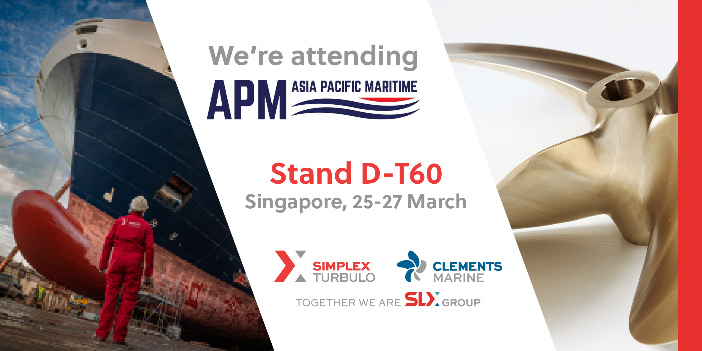 Simplex Turbulo and Clements Marine are exhibiting at APM, Singapore