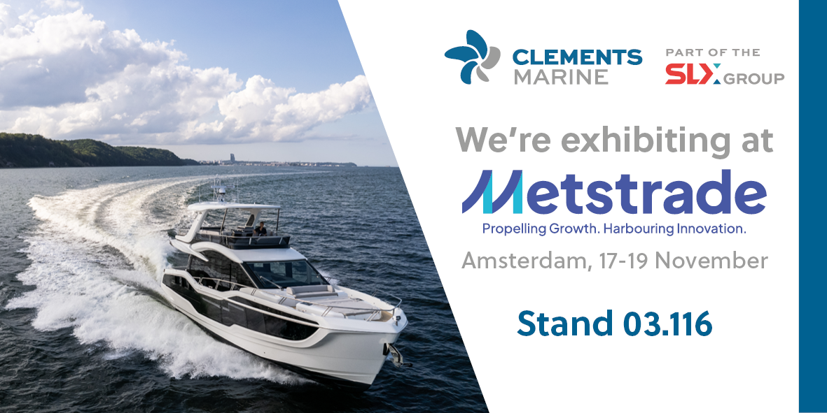 Clements Marine is exhibiting at Metstrade, Amsterdam